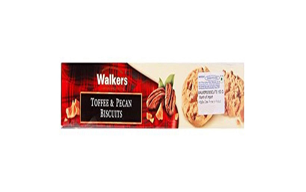 Walker's Toffee & Pecan Biscuits    Box  150 grams